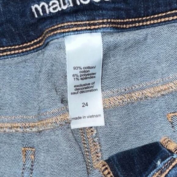 Plus Size Maurices High Waist Denim Shorts Size 24 Waist 44” #23 - Picture 2 of 4